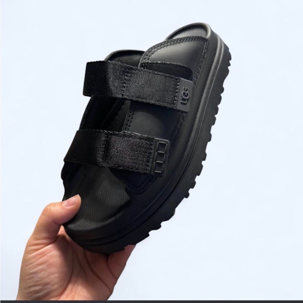 UGG Black Goldenglow Slide